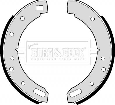 Borg & Beck BBS6184 - Bremžu loku komplekts www.autospares.lv