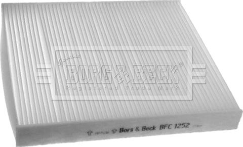 Borg & Beck BFC1252 - Filtrs, Salona telpas gaiss www.autospares.lv
