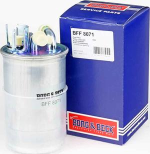 Borg & Beck BFF8071 - Degvielas filtrs www.autospares.lv