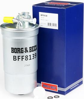 Borg & Beck BFF8139 - Degvielas filtrs www.autospares.lv