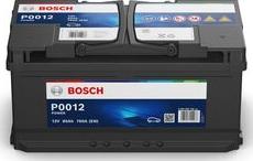 BOSCH 0 092 P00 120 - Startera akumulatoru baterija www.autospares.lv