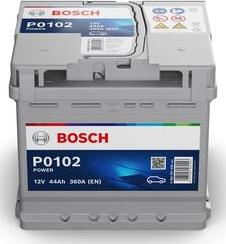 BOSCH 0 092 P01 020 - Startera akumulatoru baterija www.autospares.lv
