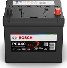 BOSCH 0 092 PE0 400 - Startera akumulatoru baterija www.autospares.lv