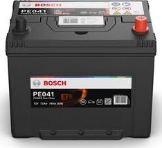 BOSCH 0 092 PE0 410 - Startera akumulatoru baterija www.autospares.lv