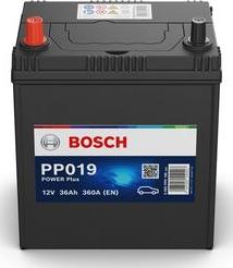 BOSCH 0 092 PP0 190 - Startera akumulatoru baterija www.autospares.lv