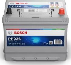 BOSCH 0 092 PP0 260 - Startera akumulatoru baterija www.autospares.lv