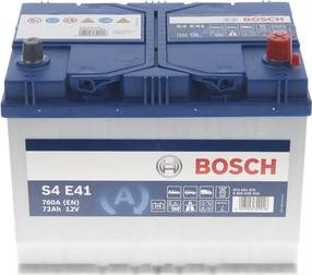 BOSCH 0 092 S4E 410 - Startera akumulatoru baterija www.autospares.lv