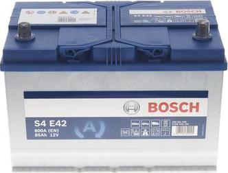BOSCH 0 092 S4E 420 - Startera akumulatoru baterija www.autospares.lv