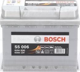 BOSCH 0 092 S50 060 - Startera akumulatoru baterija www.autospares.lv