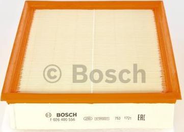 BOSCH F 026 400 556 - Gaisa filtrs www.autospares.lv