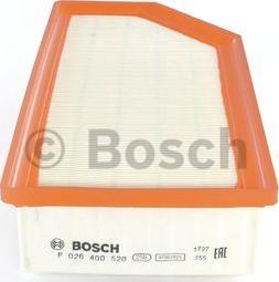 BOSCH F 026 400 520 - Gaisa filtrs www.autospares.lv