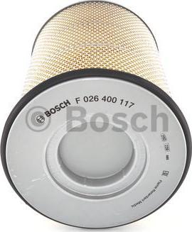 BOSCH F 026 400 117 - Gaisa filtrs www.autospares.lv