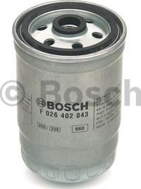 BOSCH F 026 402 043 - Degvielas filtrs www.autospares.lv
