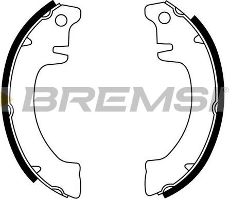 Bremsi GF0406 - Bremžu loku komplekts www.autospares.lv