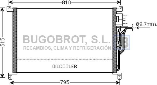 BUGOBROT 62-AI5301 - Kondensators, Gaisa kond. sistēma www.autospares.lv