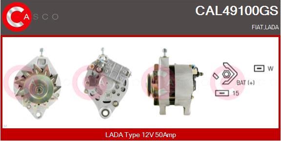 Casco CAL49100GS - Ģenerators www.autospares.lv