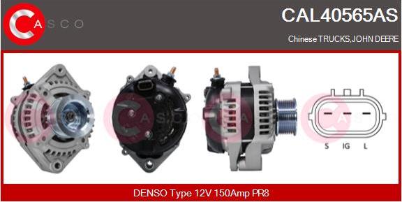 Casco CAL40565AS - Ģenerators www.autospares.lv