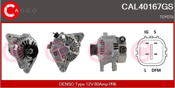 Casco CAL40167GS - Ģenerators www.autospares.lv