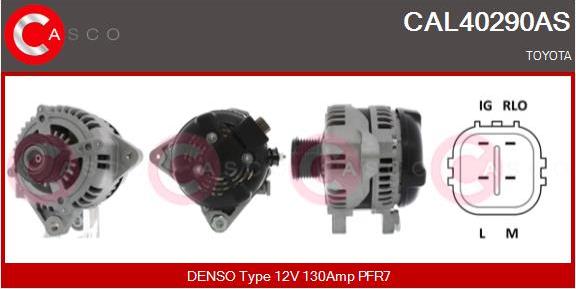 Casco CAL40290AS - Ģenerators www.autospares.lv