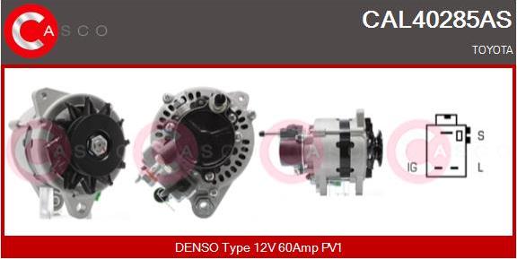 Casco CAL40285AS - Ģenerators www.autospares.lv