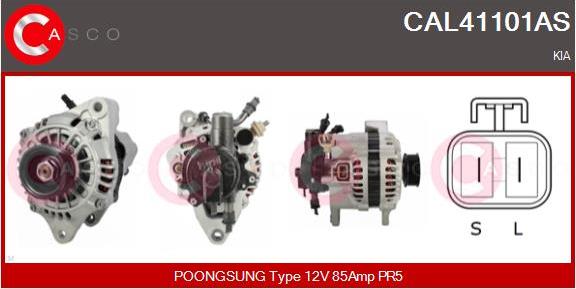 Casco CAL41101AS - Ģenerators www.autospares.lv