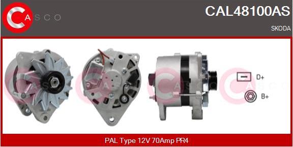 Casco CAL48100AS - Ģenerators www.autospares.lv