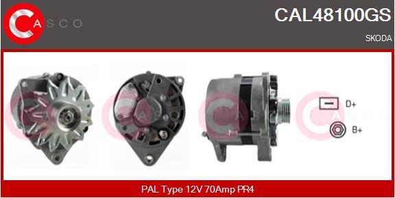 Casco CAL48100GS - Ģenerators www.autospares.lv