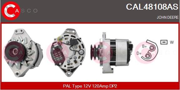 Casco CAL48108AS - Ģenerators www.autospares.lv