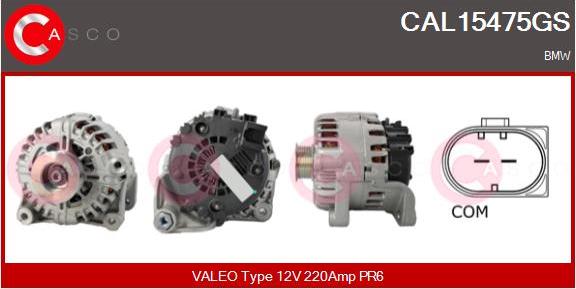 Casco CAL15475GS - Ģenerators www.autospares.lv