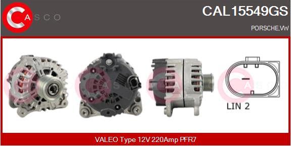 Casco CAL15549GS - Ģenerators www.autospares.lv