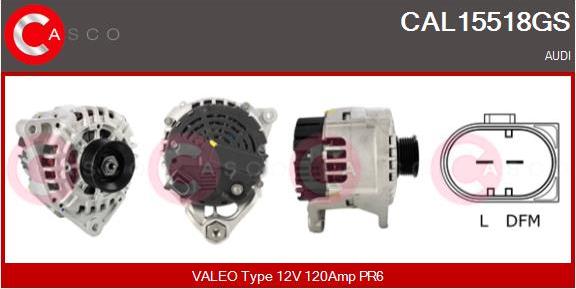 Casco CAL15518GS - Ģenerators www.autospares.lv