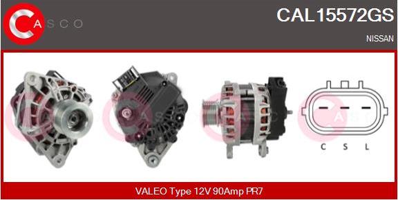 Casco CAL15572GS - Ģenerators www.autospares.lv
