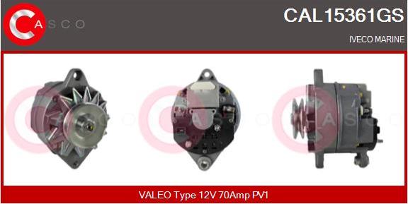 Casco CAL15361GS - Ģenerators www.autospares.lv