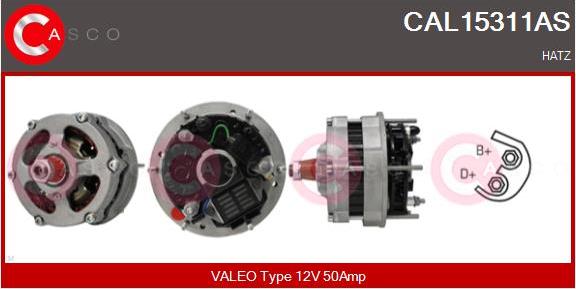 Casco CAL15311AS - Ģenerators www.autospares.lv