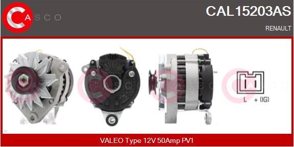 Casco CAL15203AS - Ģenerators www.autospares.lv