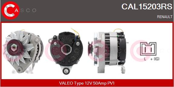 Casco CAL15203RS - Ģenerators www.autospares.lv