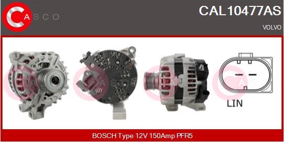 Casco CAL10477AS - Ģenerators www.autospares.lv