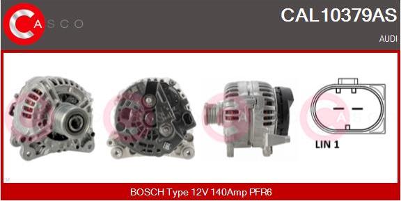 Casco CAL10379AS - Ģenerators www.autospares.lv