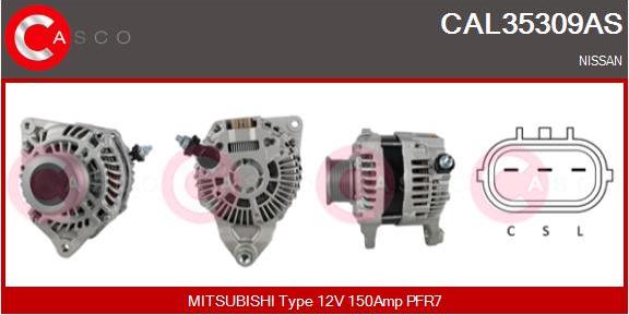 Casco CAL35309AS - Ģenerators www.autospares.lv
