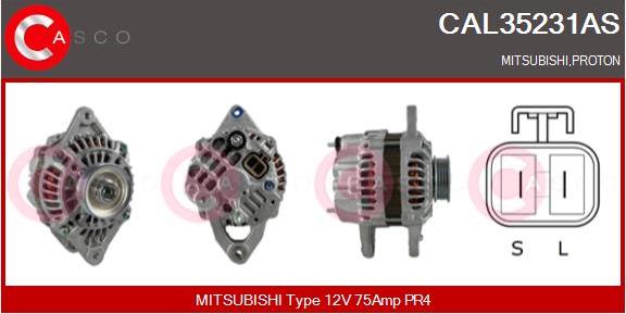 Casco CAL35231AS - Ģenerators www.autospares.lv