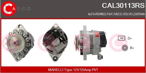 Casco CAL30113RS - Ģenerators www.autospares.lv