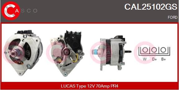 Casco CAL25102GS - Ģenerators www.autospares.lv