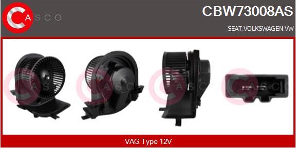 Casco CBW73008AS - Salona ventilators www.autospares.lv