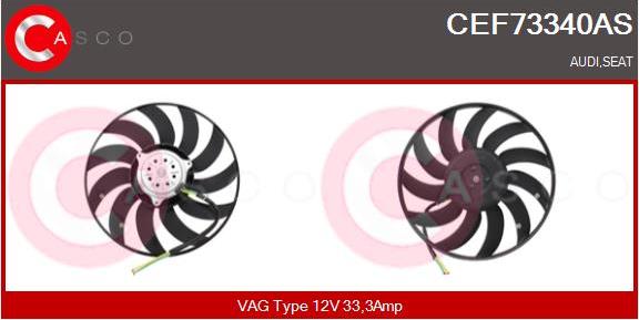 Casco CEF73340AS - Ventilators, Motora dzesēšanas sistēma www.autospares.lv
