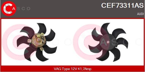 Casco CEF73311AS - Ventilators, Motora dzesēšanas sistēma www.autospares.lv