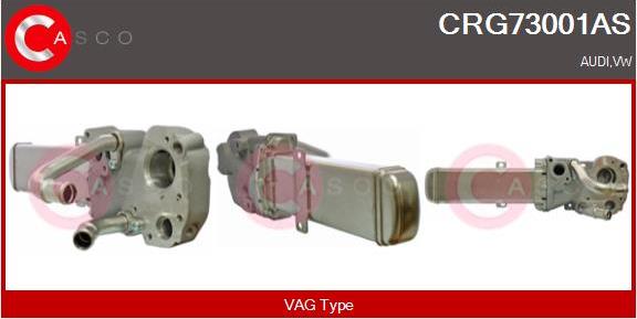 Casco CRG73001AS - Radiators, Izplūdes gāzu recirkulācija www.autospares.lv
