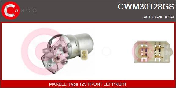 Casco CWM30128GS - Stikla tīrītāju motors www.autospares.lv