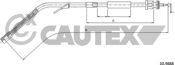 Cautex 766286 - Trose, Stāvbremžu sistēma www.autospares.lv