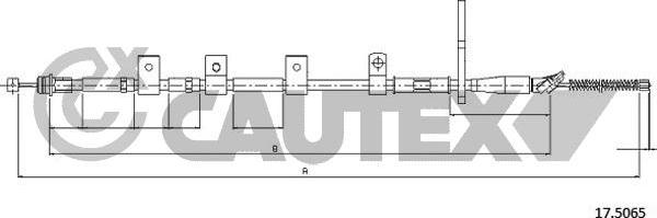 Cautex 708108 - Trose, Stāvbremžu sistēma www.autospares.lv
