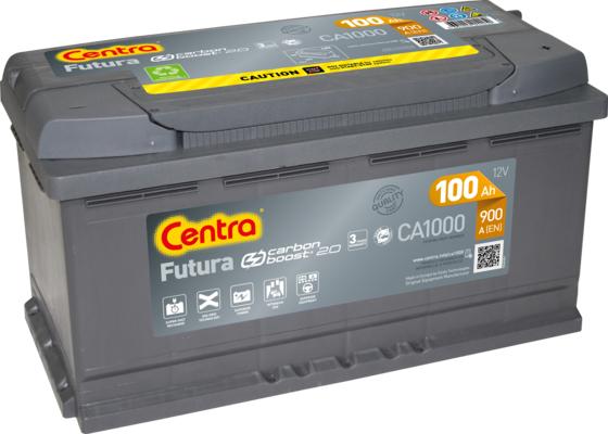 CENTRA CA1000 - Startera akumulatoru baterija www.autospares.lv